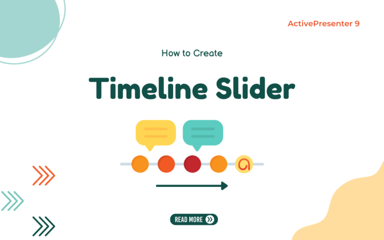 Timeline Slider in ActivePresenter 9