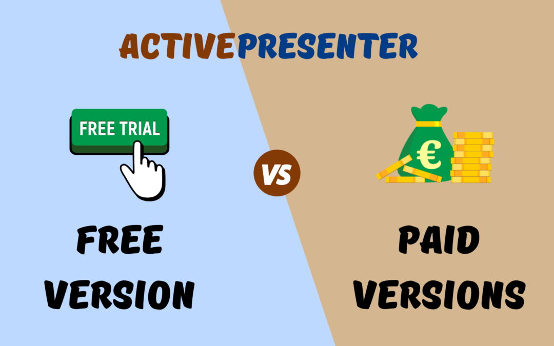 ActivePresenter Free vs. Paid Version Comparison: Purpose, Feature, and Price