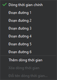 6 Dòng thời gian