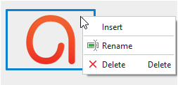 insert-rename-delete object