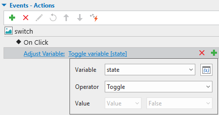 enable the toggle function