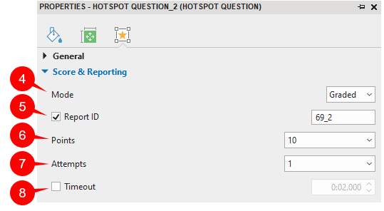 Set Correct Answers, Score and Reporting