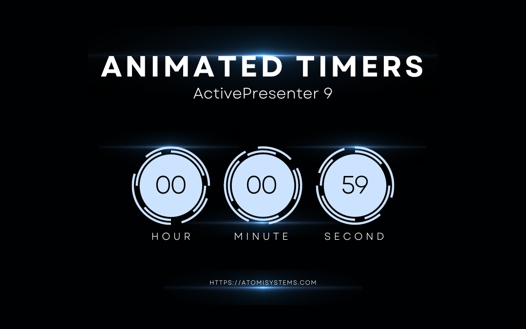 How to Use Animated Timers in ActivePresenter 9