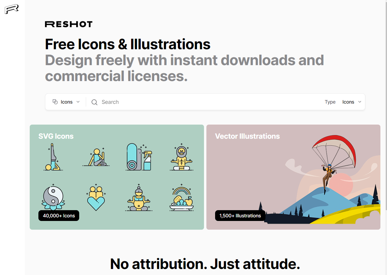 a Modern Library of Free Vector Illustrations