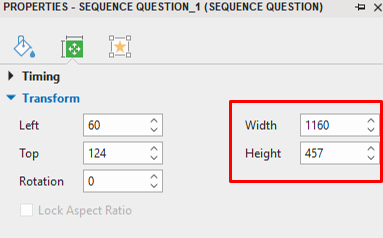 Resize the question title and the answer area 