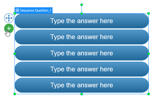 Insert more answer labels