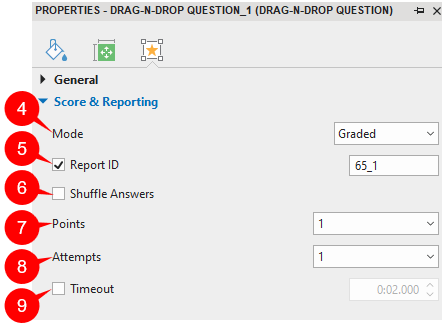 Set Score and Reporting