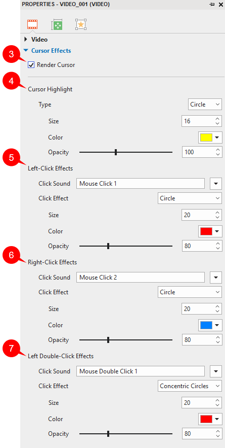 Cusomize mouse cursor and cursor effects