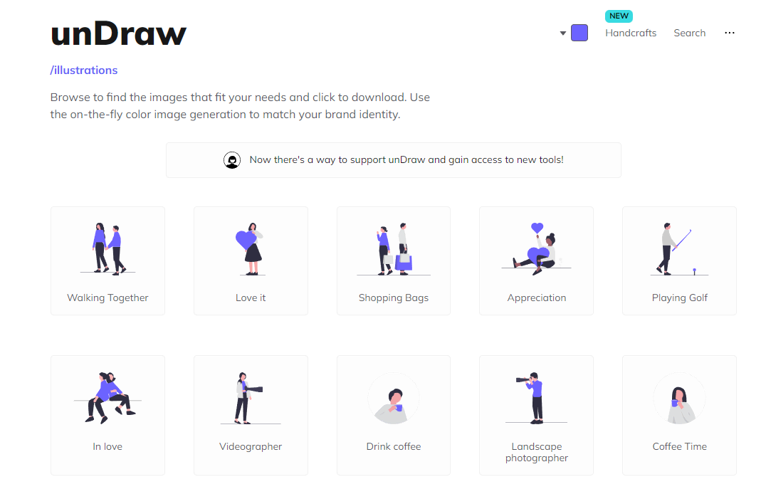 unDraw - an Open Source to Download Free SVG