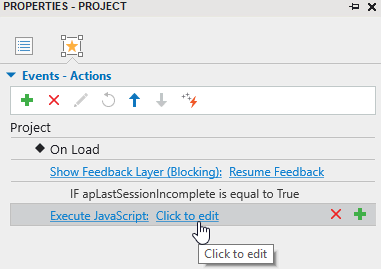 add javascript to project on load