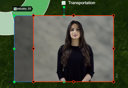 Crop picture-in-picture video
