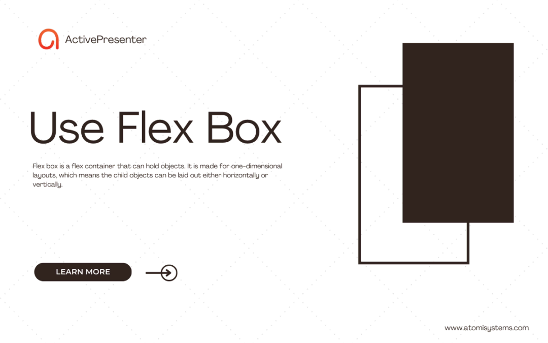 How to Use Flex Box in ActivePresenter 9