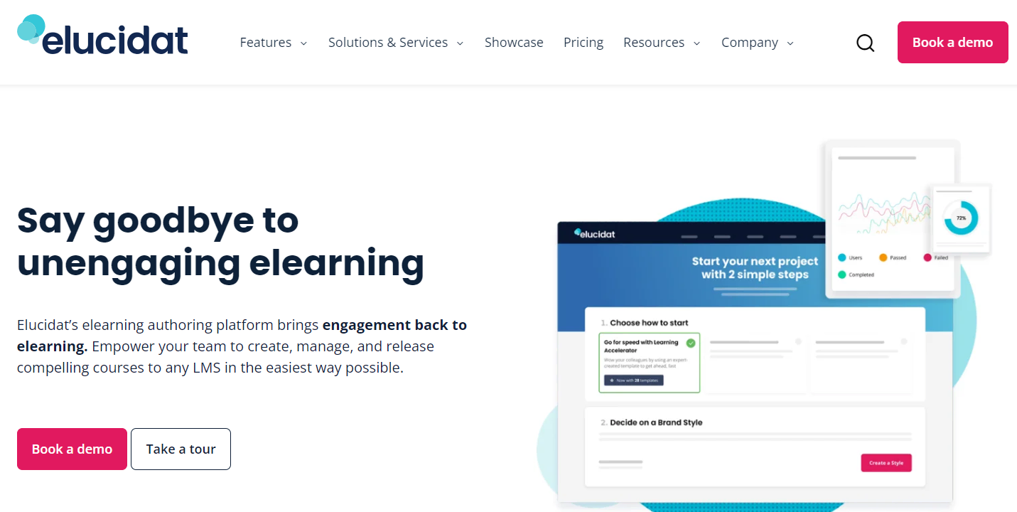 eLearning authoring tool for beginners - Elucidat