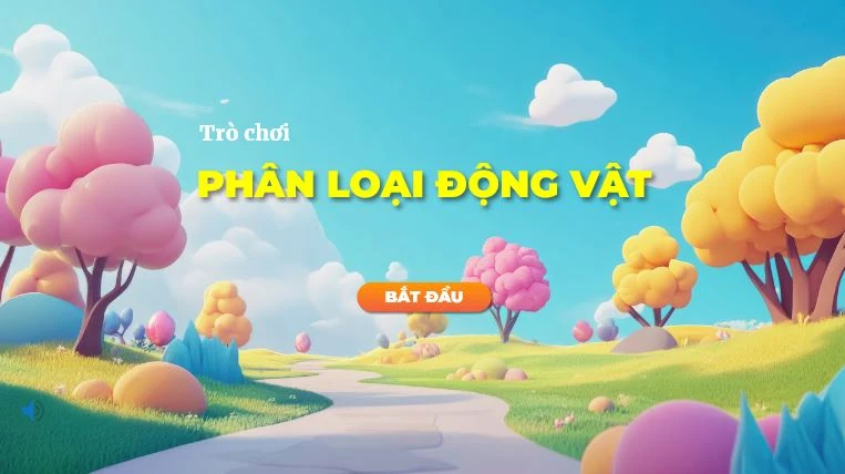 Thiết kế game phân loại động vật với phần mềm ActivePresenter