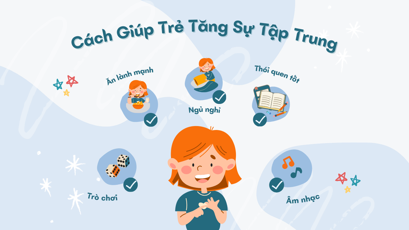 cách để tập trung học ở trẻ nhỏ