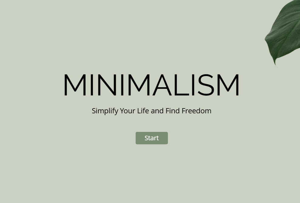 Minimalism