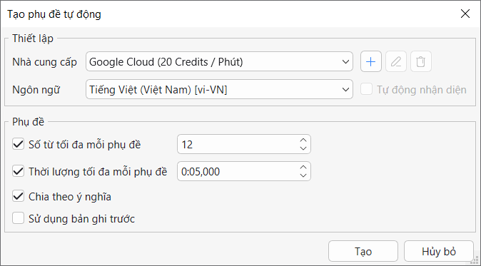 chuyển lời nói thành văn bản