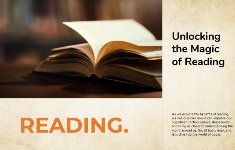 reading book