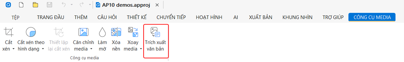 trích xuất văn bản