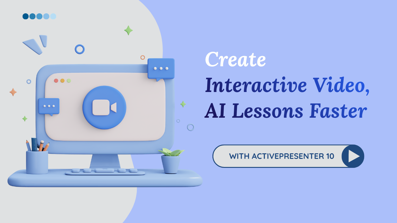 create interactive video and AI lesson