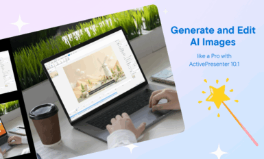 generate and edit AI images in ActivePresenter 10