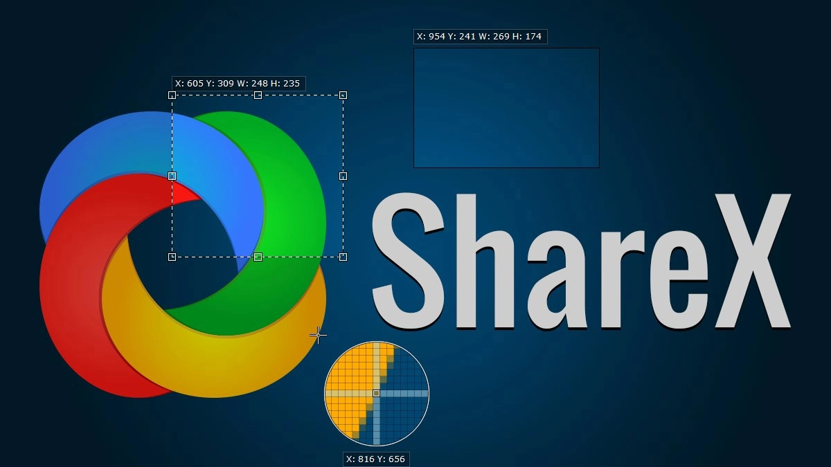 sharex- khung chon vung ghi hinh