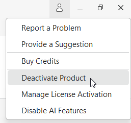 deactivate ActivePresenter