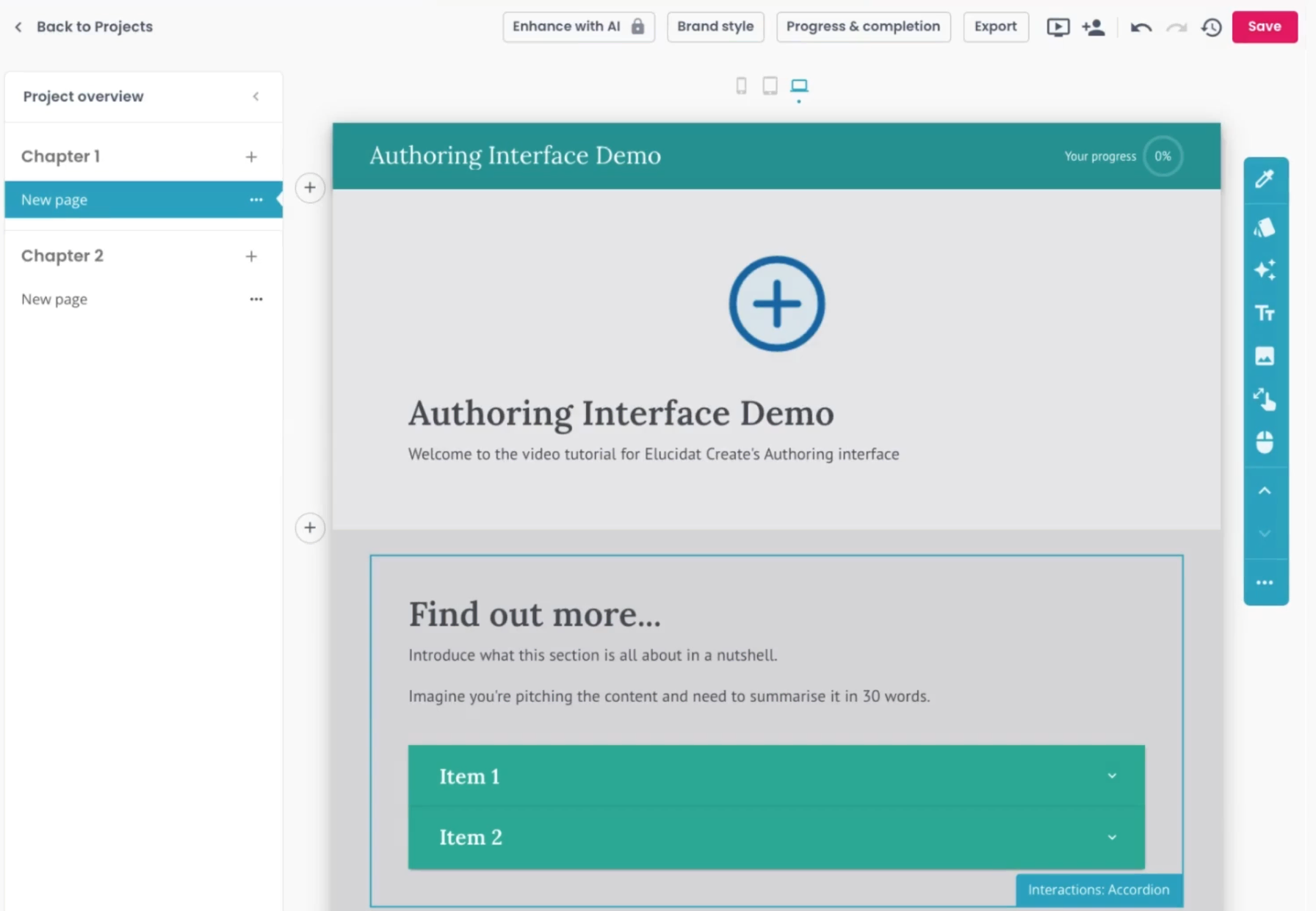 elearning authoring tool