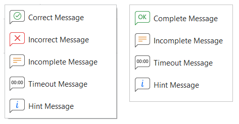 Add and Customize Feedback Messages