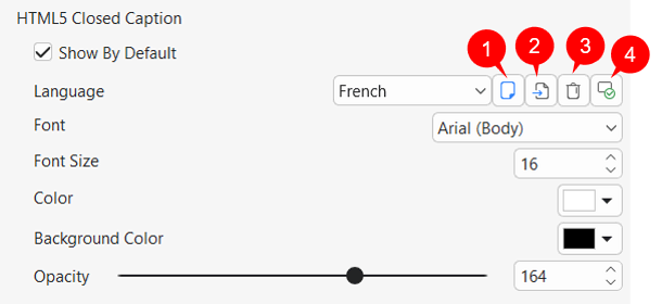 Add and Remove HTML5 Closed Caption Files