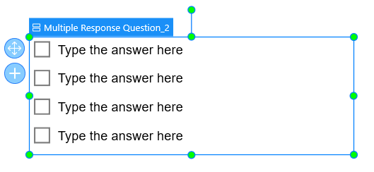 Add more answer labels