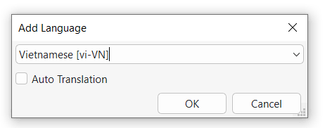 Add new languages to closed captions.