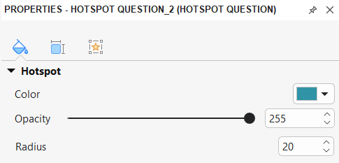 Change hotspot color, opacity & radius