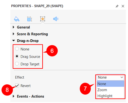 Convert Objects into Drag Sources