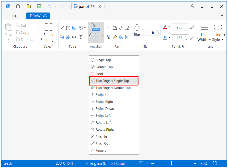 Edit Screenshots drawing