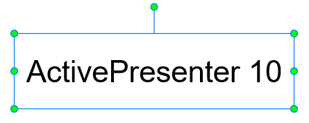 Edit text caption object