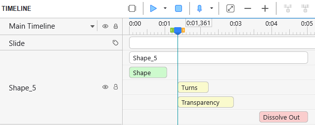 Expand object animation