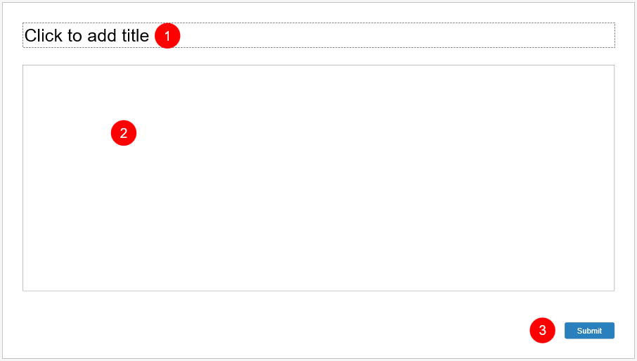 Fill in text entry question slide