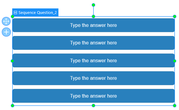 Insert more answer labels