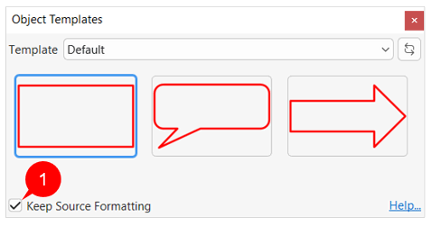 Keep source formatting