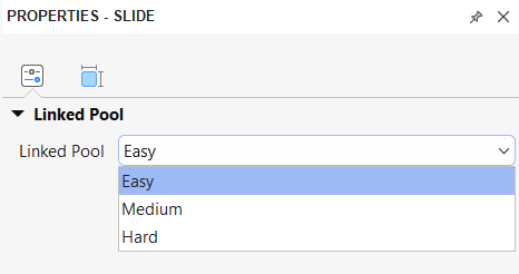Link random slides to slide pools