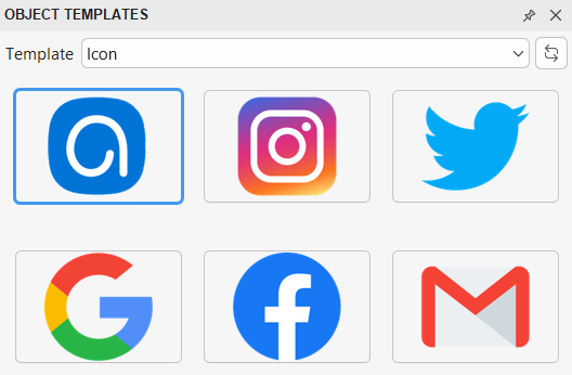 Object Templates pane