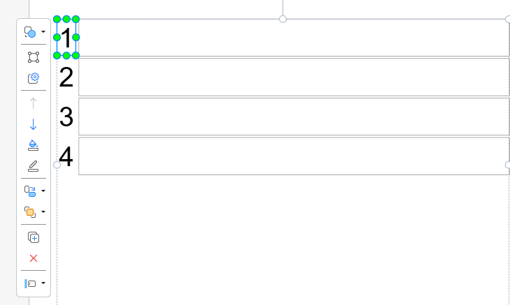 Rename answer labels in a Fill in Text Entries question