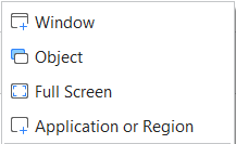Select a capture mode