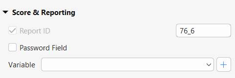 Set score and reporting for each text entry