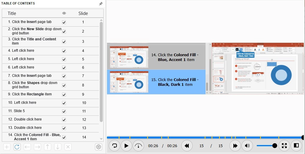edit slide names and slide description when editing interactive simulations