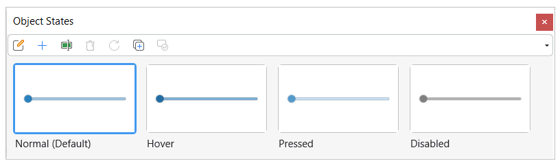 View tab > Object States