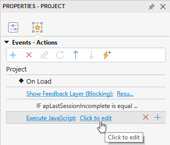 add javascript to project on load