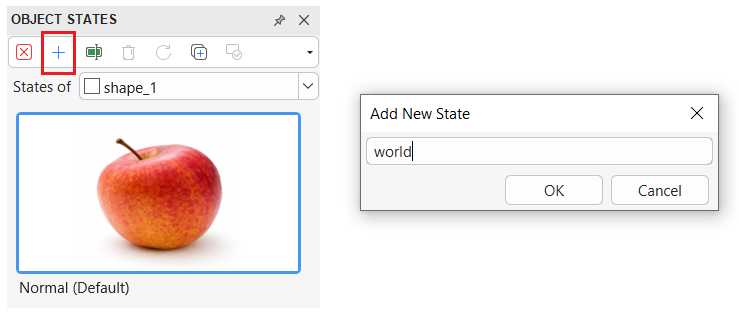 add new object states