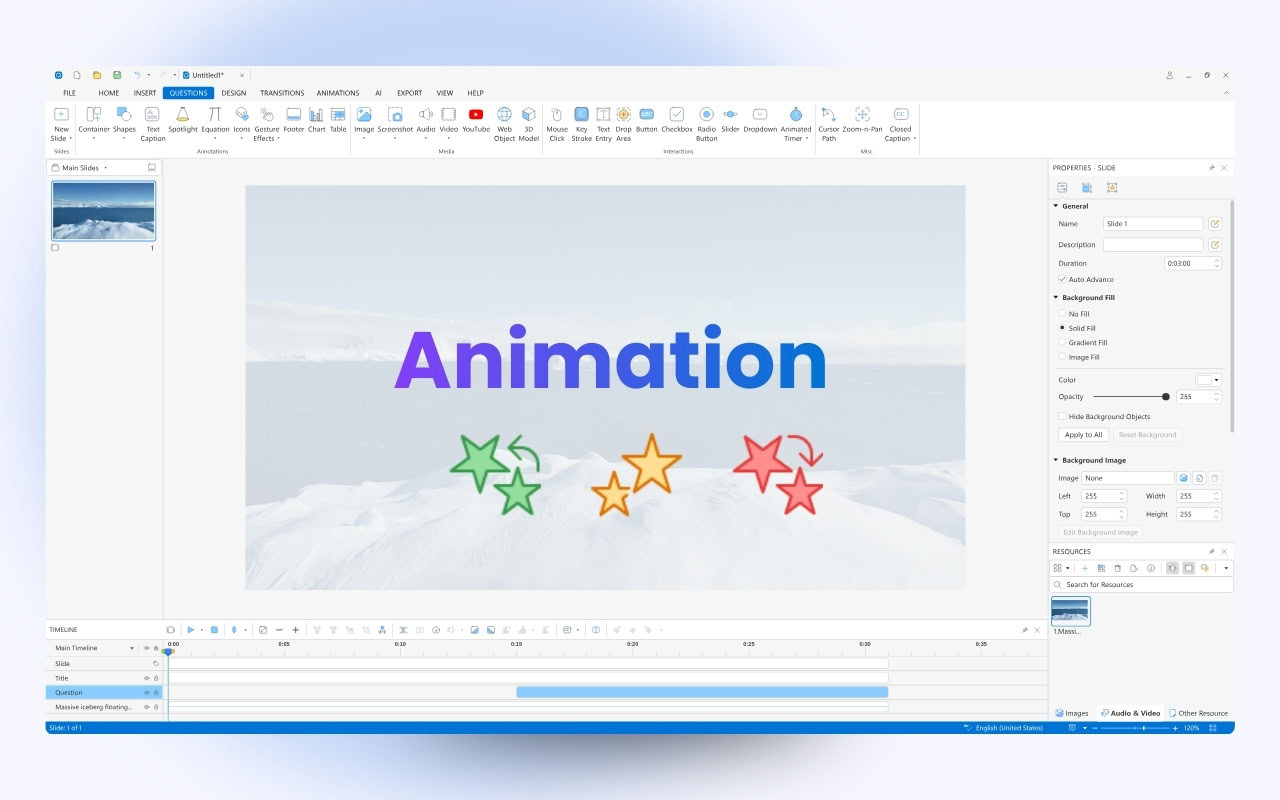 How to Create Object Animation Effects in ActivePresenter 10